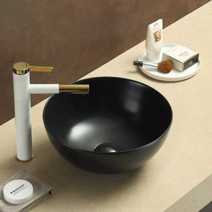 Раковина накладная Comforty 35,8 Черный матовый 107MB