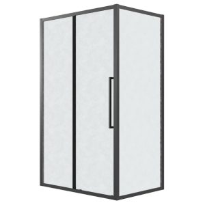 Душевой уголок Grossman Cosmo 100х70 Черный / Шиншила 120.K33.02.1070.21.02