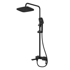 Душевая система Grossman Pragma с изливом Черный матовый 500.K35.03.210