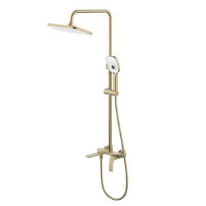 Душевая система Grossman Mercury с изливом Золото матовое 500.K35.10.320