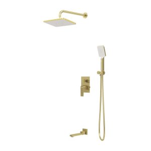 Душевая встройка Grossman Classic с изливом Золото матовое 501.K35.04.320 Душевая встройка Grossman Classic с изливом Золото матовое 501.K35.04.320