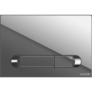 Клавиша смыва Cersanit Estetica пластик Хром глянцевый 64110 Клавиша смыва Cersanit Estetica пластик Хром глянцевый 64110
