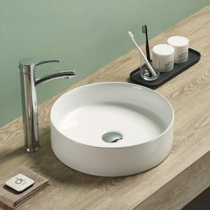 Раковина накладная Comforty 39,4 Белый глянцевый 9110