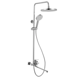 Душевая система Fashun с изливом Хром глянцевый A2487