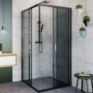 Душевой уголок Alex Baitler AB144 90х90 Черный / Тонированное AB144-B90