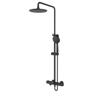 Душевая система Azario Galaxy Черный матовый AZ-67B47EV1(PA)-1DC1J19A-ZH3394A-HB1153PA