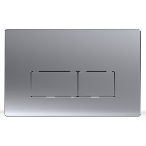 Клавиша смыва Azario AZ-8200 Хром матовый AZ-8200-0088/AZ-P58-0110