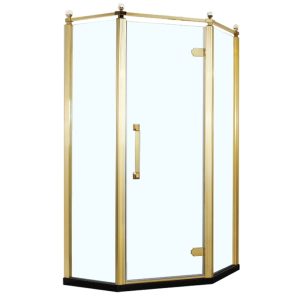 Душевой уголок Azario Ontario 90х90 Золото / Прозрачное AZ-NBB3231 900 GOLD