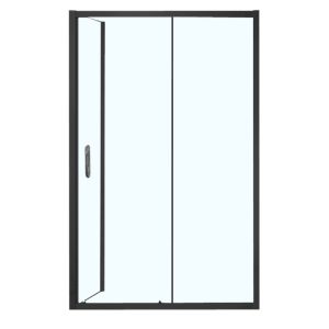 Душевой уголок Azario Milton 120х80 правый Черный / Прозрачное AZ-ND1131-R 1200 BLACK