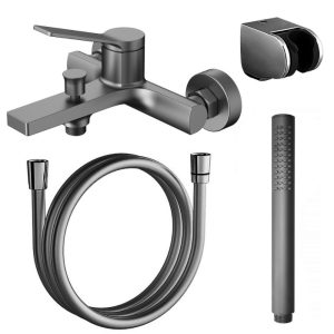 Смеситель для ванны Azario Vise Графит AZ-VSA238330AJ