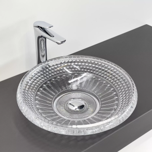 Раковина накладная Comforty 44 Прозрачный CF21205