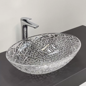 Раковина накладная Comforty 50,5 Прозрачный CF28001