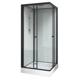 Душевая кабина Loranto Neo 90х90 Черный / Прозрачное CS-22110 Душевая кабина Loranto Neo 90х90 Черный / Прозрачное CS-22110
