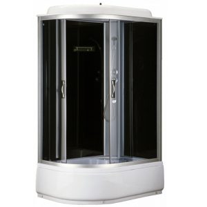 Душевая кабина Loranto Sunway 120х80 правая Сатин / Прозрачное CS-66120R G 120*80*215