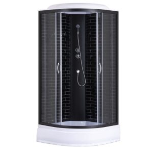 Душевая кабина Loranto Sunway 90х90 Черный / Тонированное CS-6690-25GB 90