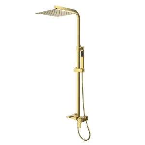 Душевая система D&K Bayern.Liszt с изливом Золото матовое DA1513707A04