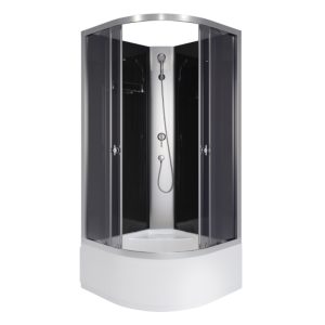 Душевая кабина Niagara Eco 100х100 Хром / Тонированное E100/40/TN/BK