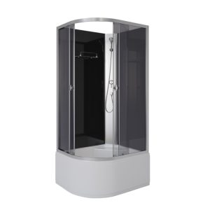 Душевая кабина Niagara Eco 100х80 правая Хром / Тонированное E100/80/40R/TN/BK