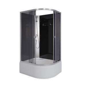 Душевая кабина Niagara Eco 110х80 левая Хром / Тонированное E110/80/40L/TN/BK