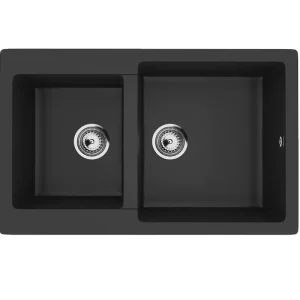 Мойка кухонная Ulgran Classic 77 U-505-344 Ультра-чёрный