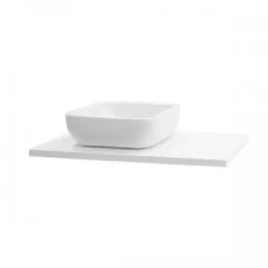 Столешница для одной раковины 100 (80+20) Aquaton Брук Белый 1A204305BC010