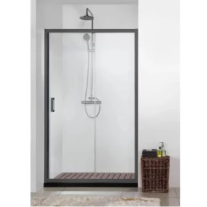 Душевая дверь Aquatek Ari 100 Черный / Прозрачное AQ ARI RA 10020BL