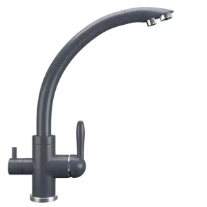 Смеситель для кухни Ulgran Classic U-017 с подключением к фильтру U-017-343 Антрацит Смеситель для кухни Ulgran Classic U-017 с подключением к фильтру U-017-343 Антрацит