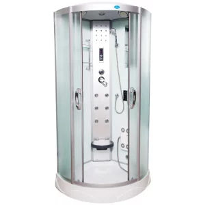 Душевая кабина Водный мир 100х100 Хром / Матовое низкий поддон ВМ-8315 100Б