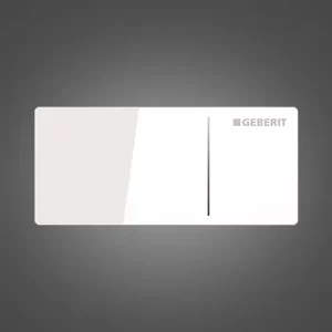 Смывная клавиша Geberit Omega 70 Белое стекло