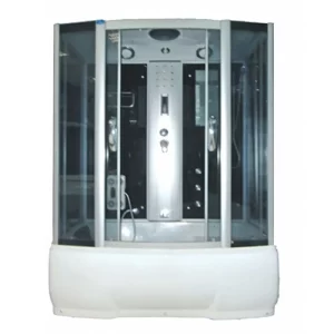 Душевая кабина Водный мир 150х85, Хром / Тонированное, Высокий поддон Душевая кабина Водный мир 150х85, Хром / Тонированное, Высокий поддон