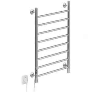 Полотенцесушитель электрический Санприз Аврора П8 400*800 11032 Хром глянцевый диммер слева