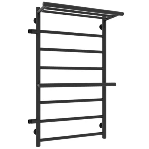 Полотенцесушитель водяной Laris Лавина П9 80х50 левый Черный матовый 73208028ЧМ Полотенцесушитель водяной Laris Лавина П9 80х50 левый Черный матовый 73208028ЧМ