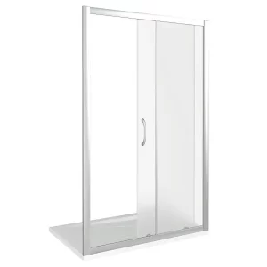 Душевая дверь Bas Latte 110х185 Хром / Прозрачное