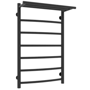 Полотенцесушитель водяной Laris Классик П7 80х50 Черный матовый 73208024ЧМ Полотенцесушитель водяной Laris Классик П7 80х50 Черный матовый 73208024ЧМ