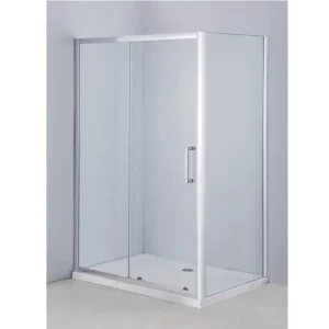 Душевой уголок Водный мир 120х80 с поддоном Хром / Прозрачное