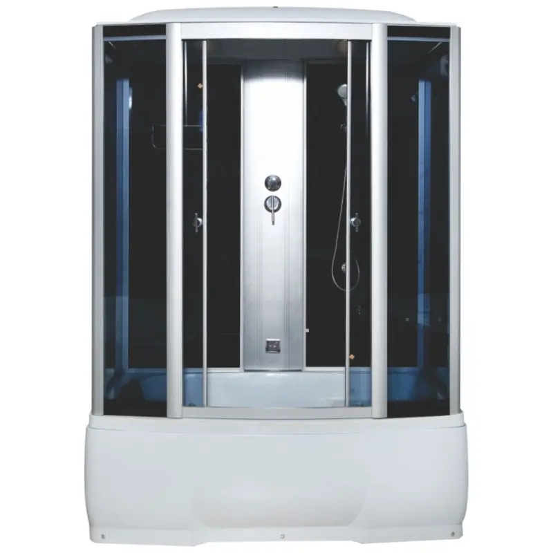 Душевая кабина Водный мир 170х85, Хром / Тонированное, Высокий поддон Душевая кабина Водный мир 170х85, Хром / Тонированное, Высокий поддон