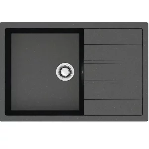 Мойка кухонная Azario Vision 75х50,5 Черный CS00078339 Мойка кухонная Azario Vision 75х50,5 Черный CS00078339