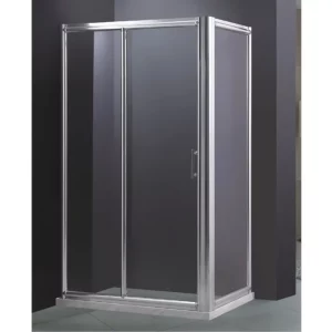 Душевой уголок Comforty  120х80 + поддон Хром / Прозрачное B-25 L