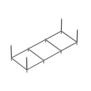 Монтажный набор Roca Sureste 160х70 (каркас,ручки,слив-перелив,креп.к стене,креп.к фронт.)