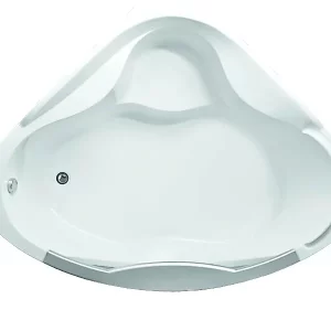 Ванна акриловая 1MarKa Grand Luxe 155х155 (ванна, рама, панель) Белый 01грл1515