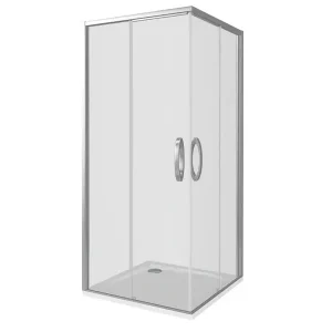 Душевой уголок Bas Antares 90х195 Хром / Прозрачное