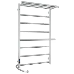 Полотенцесушитель электрический Laris Лавина П9 80х50 левый Хром глянцевый 73207650