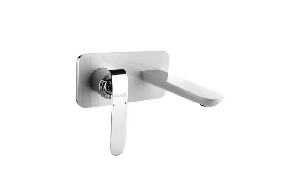 Смеситель для раковины Lemark Melange Хром / Белый LM4926CW Смеситель для раковины Lemark Melange Хром / Белый LM4926CW