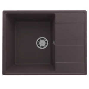 Мойка кухонная Ulgran Quartz Prima 650-06 Трюфель