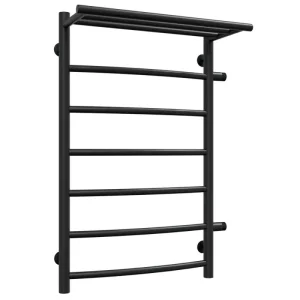 Полотенцесушитель водяной Laris Классик П7 80х50 правый Черный матовый 73208026ЧМ Полотенцесушитель водяной Laris Классик П7 80х50 правый Черный матовый 73208026ЧМ