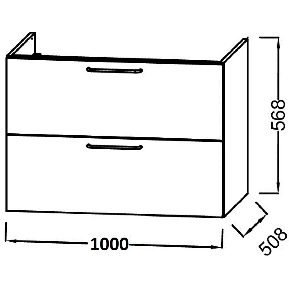 Тумба подвесная Jacob Delafon Odeon Rive Gauche 100 Дуб Тумба подвесная Jacob Delafon Odeon Rive Gauche 100 Дуб — изображение 2