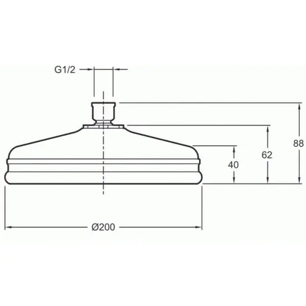 Душ верхний Jacob Delafon Katalyst D20 E13692-CP Душ верхний Jacob Delafon Katalyst D20 E13692-CP — изображение 2