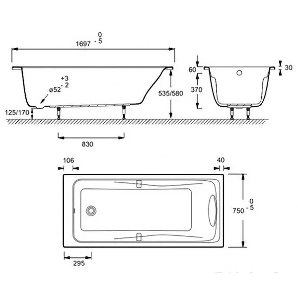 Панель торцевая Jacob Delafon Odeon Up Панель торцевая Jacob Delafon Odeon Up — изображение 4