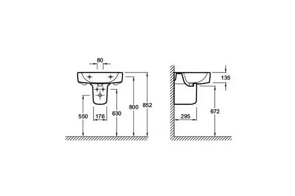 Полупьедестал Jacob Delafon Kandel/Panache Полупьедестал Jacob Delafon Kandel/Panache — изображение 3