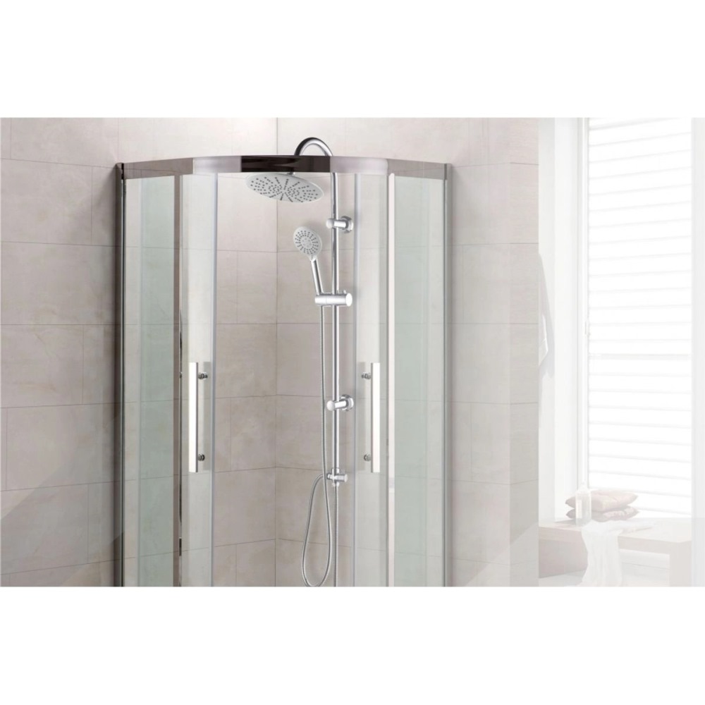 Душевая стойка Gross aqua Basic Хром / Белый GA90051 Душевая стойка Gross aqua Basic Хром / Белый GA90051 — изображение 2